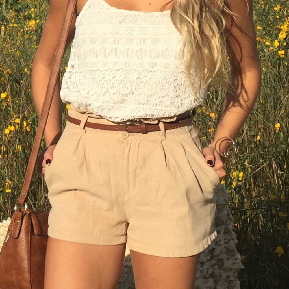 High waisted shorts